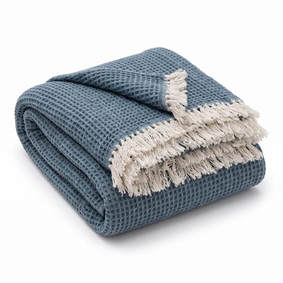 Honey comb cotton blanket