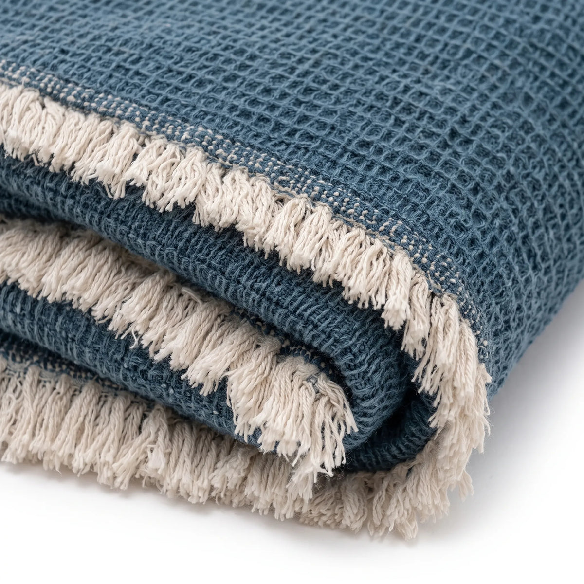 Honey comb cotton blanket