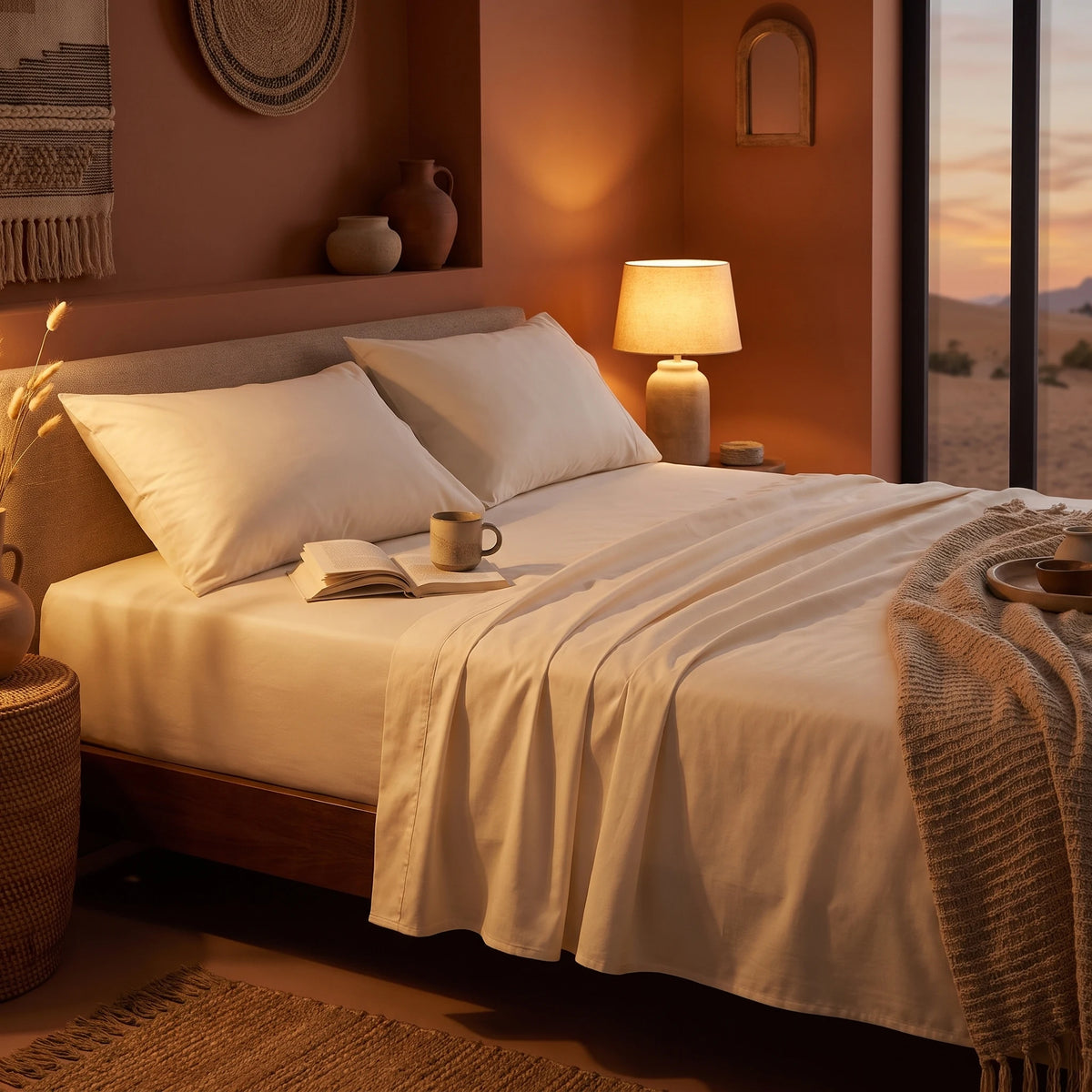 Percale Fitted Bedsheet Sets