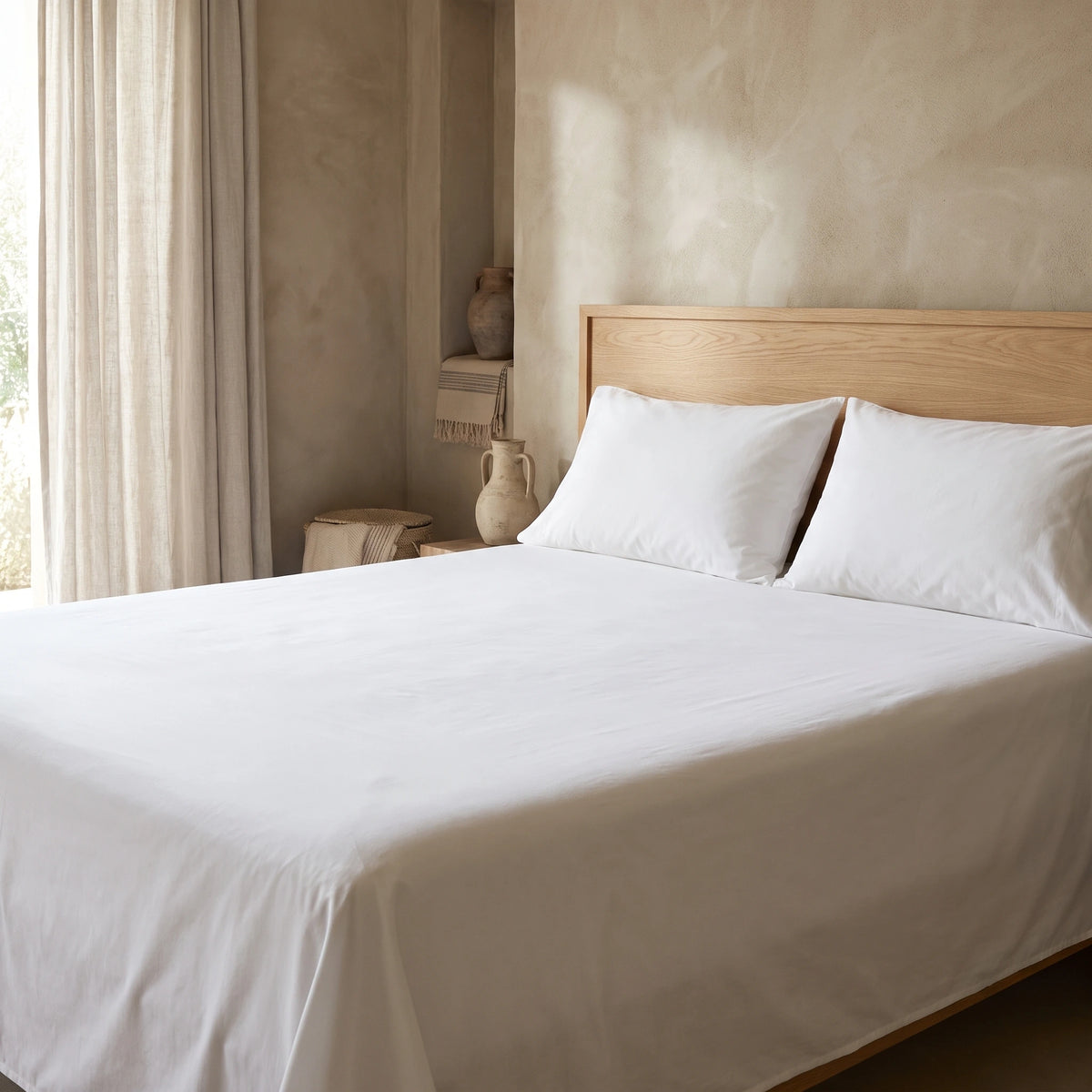 Percale Fitted Bedsheet Sets