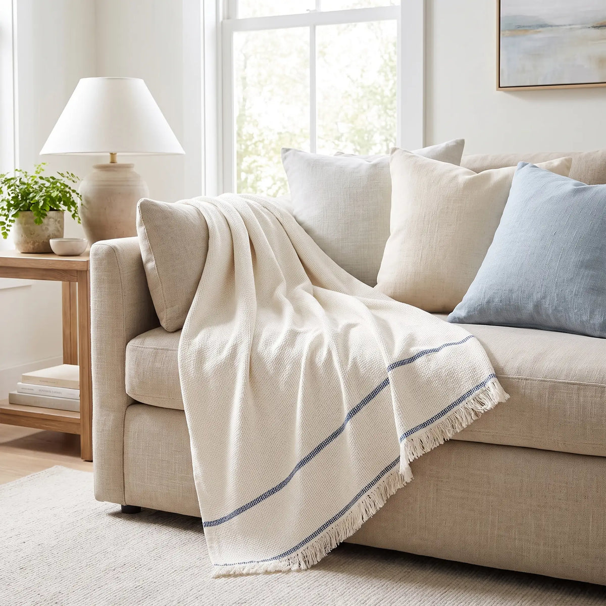 Honey comb cotton blanket