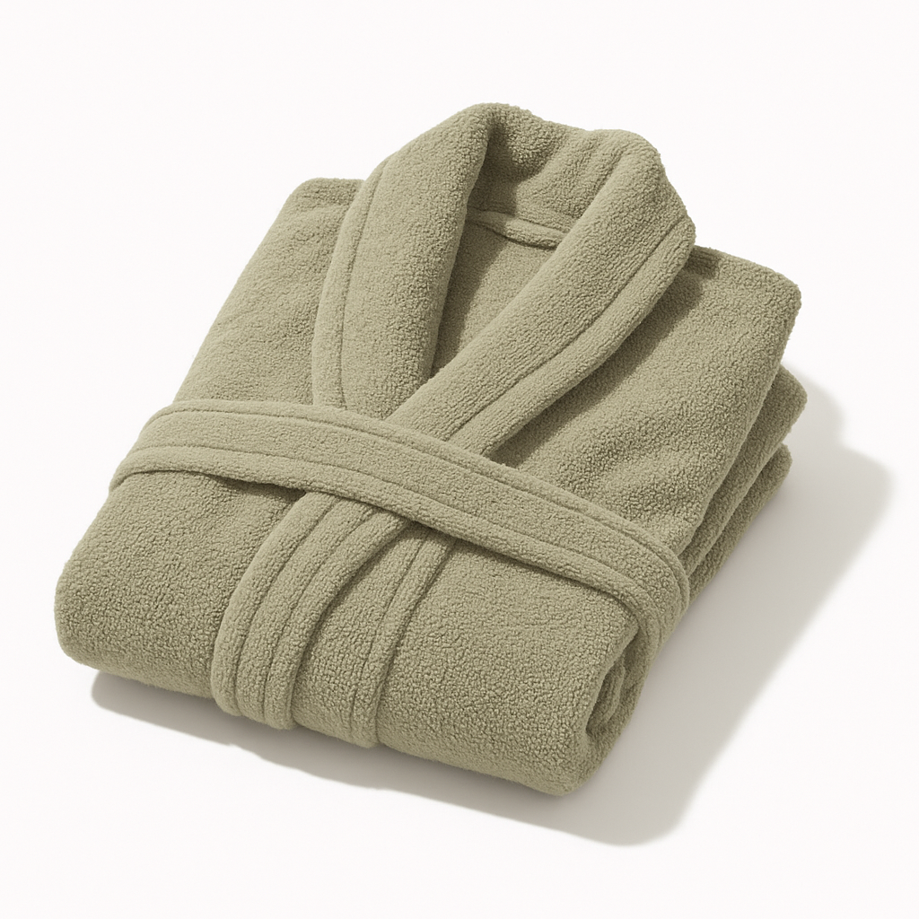 terry bathwrap and turban set