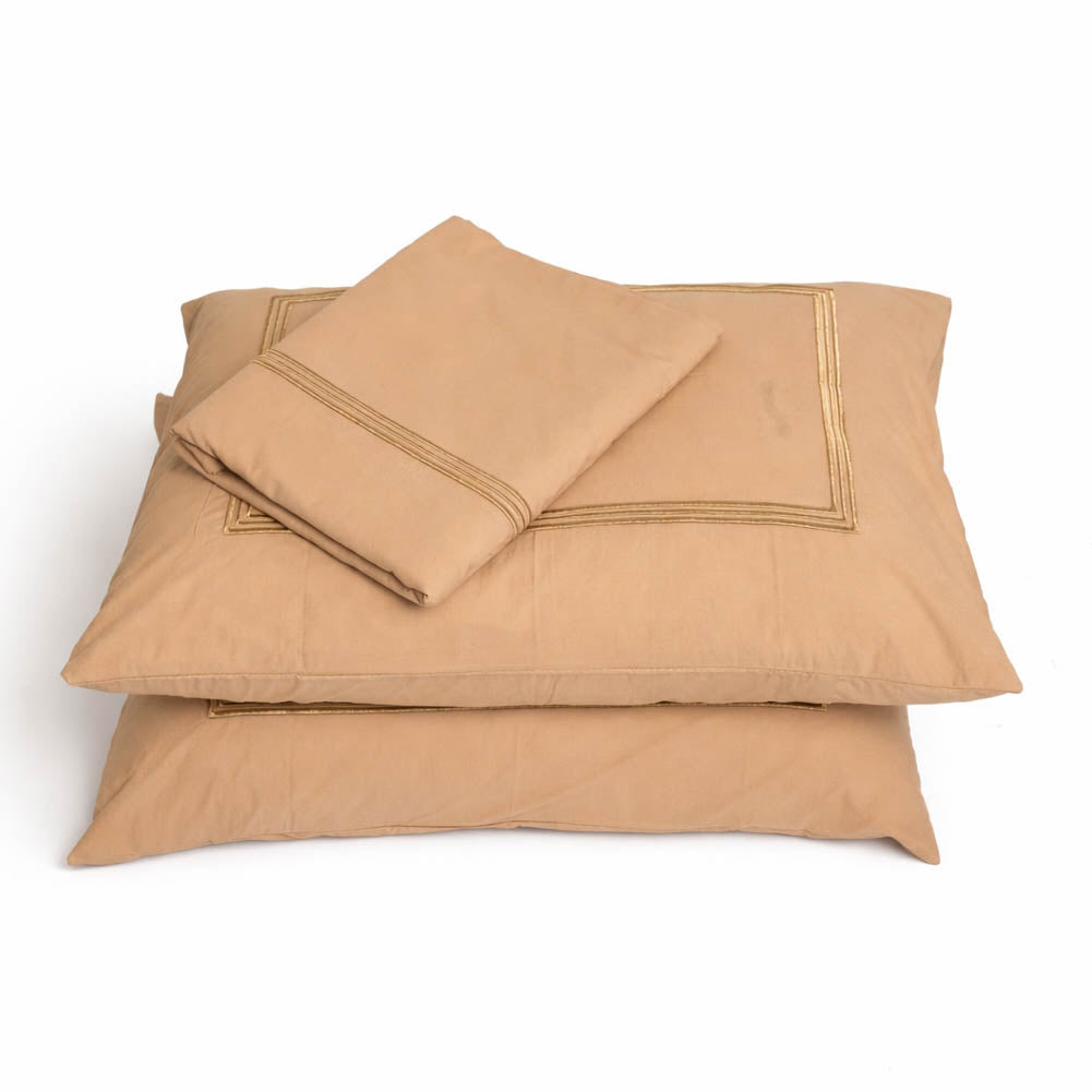 Embroidery Flat Sheet - Double Line Border