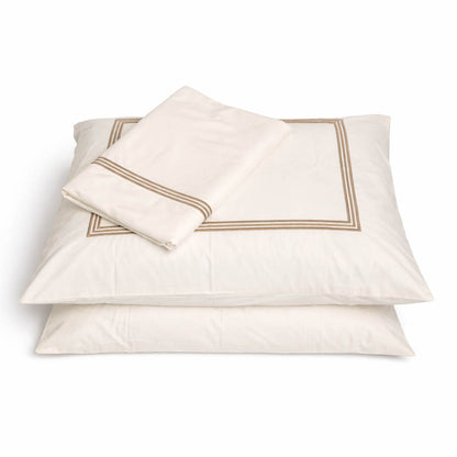 Embroidery Flat Sheet - Double Line Border