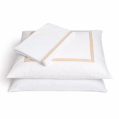 Embroidery Flat Sheet - Double Line Border