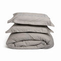 Embroidered Duvet Cover - Square Border