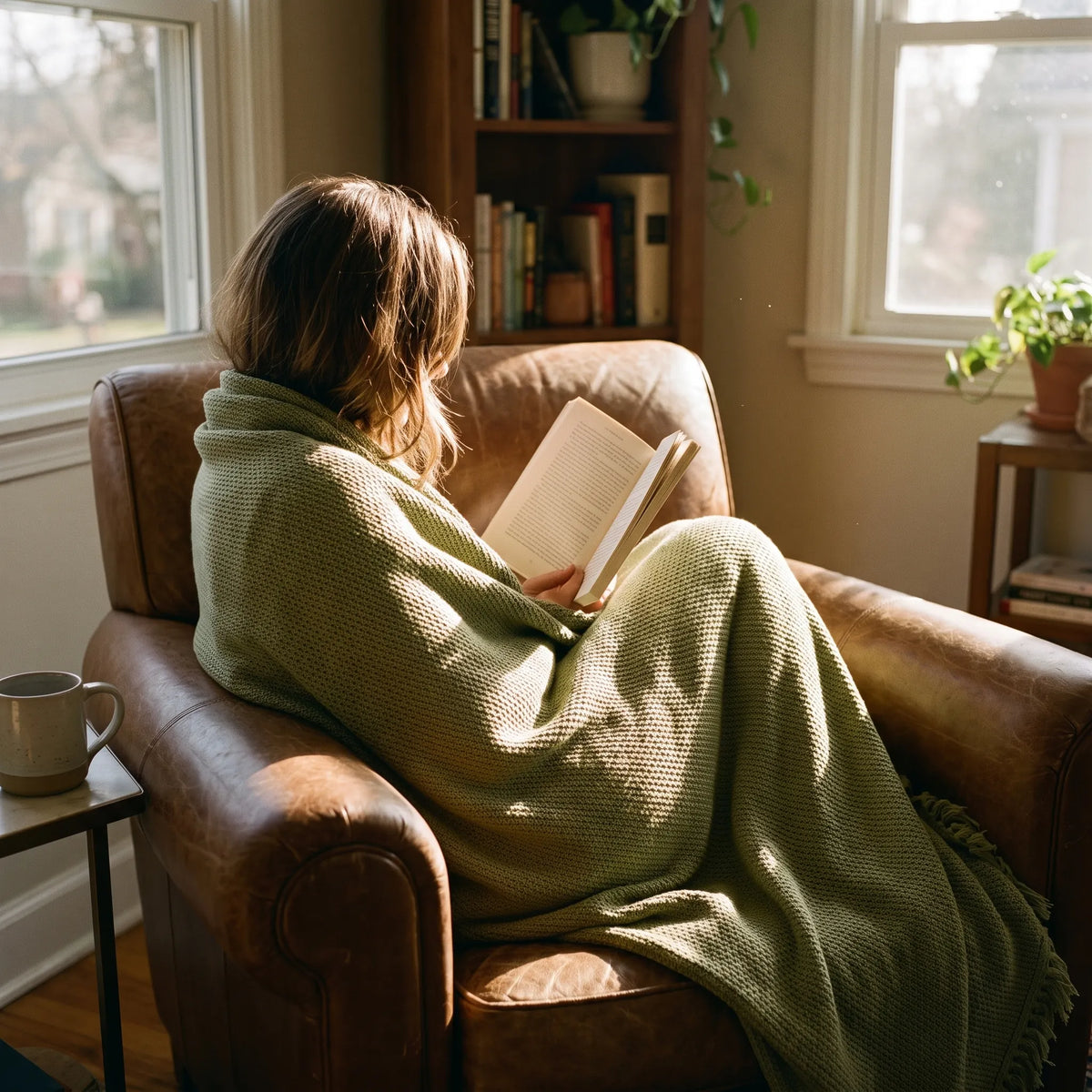 Honey comb cotton blanket
