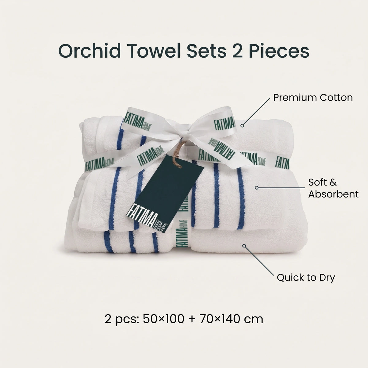Orchid Towel Sets 2 Pieces