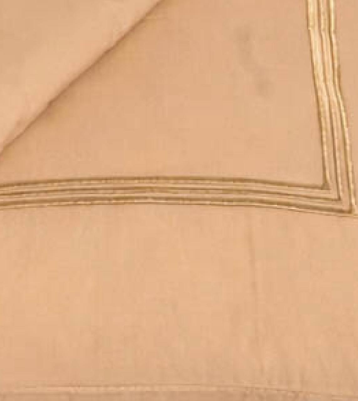 Embroidery Flat Sheet - Double Line Border